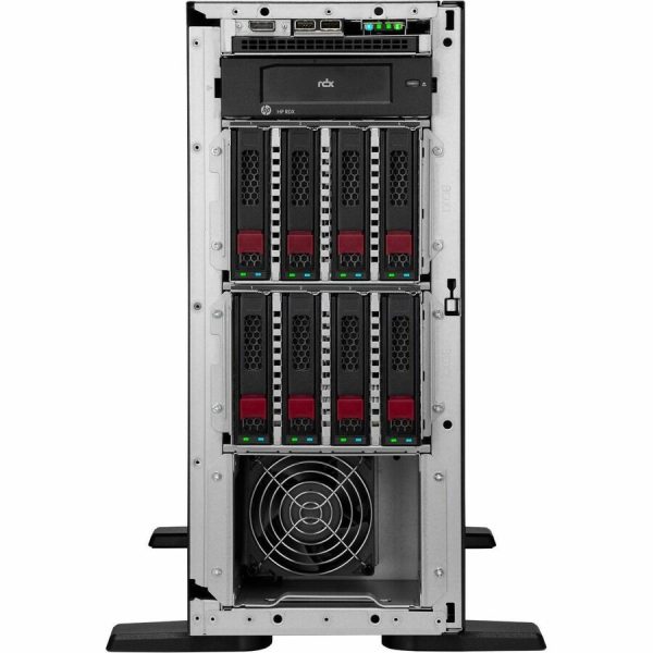 HPE SMART CHOICE ProLiant ML110 G11 4.5U Tower Server - 1 x Intel Xeon Silver 4514Y 2 GHz - 64 GB RAM - 1.92 TB SSD - (2 x 960GB) SSD Configuration - Serial ATA, Serial Attached SCSI (SAS) Controller - Image 5