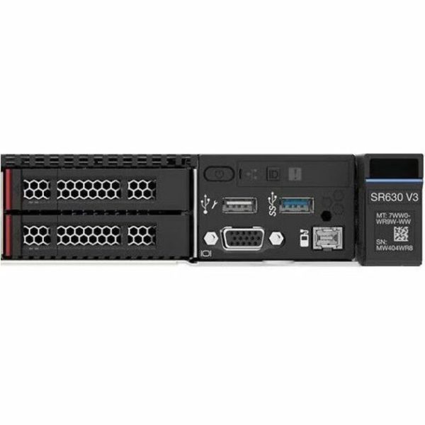 Lenovo ThinkSystem SR630 V3 7D73A05NNA 1U Rack Server - 1 Xeon Silver 4510 2.40 GHz - 32 GB RAM - Serial ATA/600 Controller - Image 2