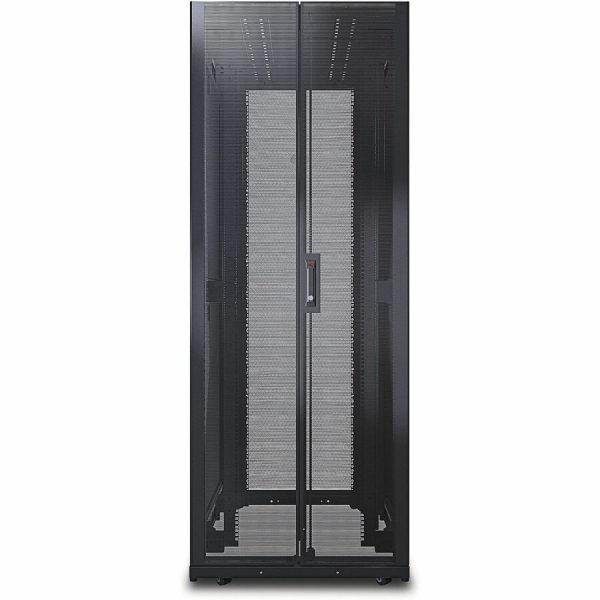 [TAA, BAA_COTS] APC NetShelter SX, Networking Rack Enclosure, 42U, Black, 1991H x 750W x 1070D mm with Casters, Feet, Vertical Cable Managers, Side Panels - Image 3