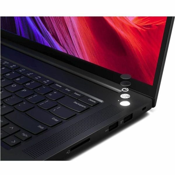 Lenovo ThinkPad P1 Gen 6 21FV001GUS 16" Touchscreen Mobile Workstation - WQUXGA - Intel Core i7 13th Gen i7-13700H - 32 GB - 1 TB SSD - English Keyboard - Black Weave - Image 2