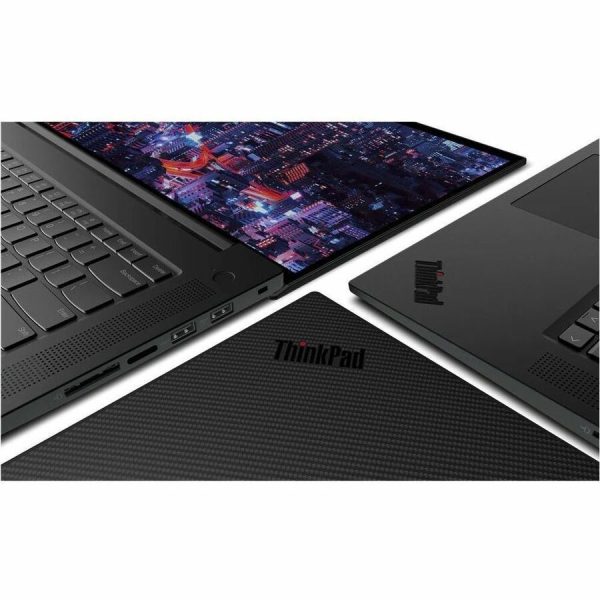 Lenovo ThinkPad P1 Gen 6 21FV001GUS 16" Touchscreen Mobile Workstation - WQUXGA - Intel Core i7 13th Gen i7-13700H - 32 GB - 1 TB SSD - English Keyboard - Black Weave - Image 3