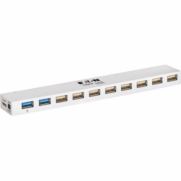 Eaton Tripp Lite Series 10-Port USB 3.x (5Gbps) / USB 2.0 Combo Hub - USB Charging, 2 USB 3.x & 8 USB 2.0 Ports