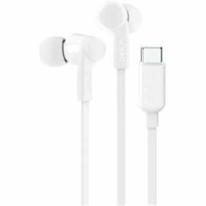 USB C EARBUDS w/VOLUME WHT