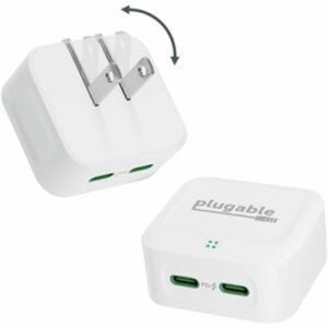 40W Dual USBC Charger   White