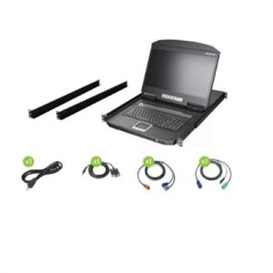 8 Port 18.5" LCD Combo KVM TAA