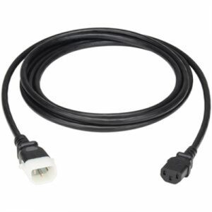 PWR CORD C13 P-LOCK C14 6FT BK