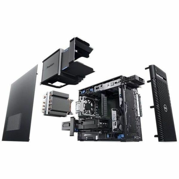 Dell Precision 3000 3680 Workstation - Core i7 14th Gen i7-14700 - vPro Technology - 32 GB - 512 GB SSD - Tower - Black - Image 2