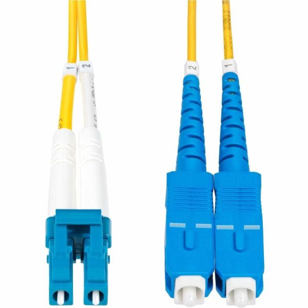 StarTech.com 2m (6.6ft) LC to SC (UPC) OS2 Single Mode Duplex Fiber Optic Cable, 9/125, 100G, Low Insertion Loss, LSZH Fiber Jumper Cord - Image 6