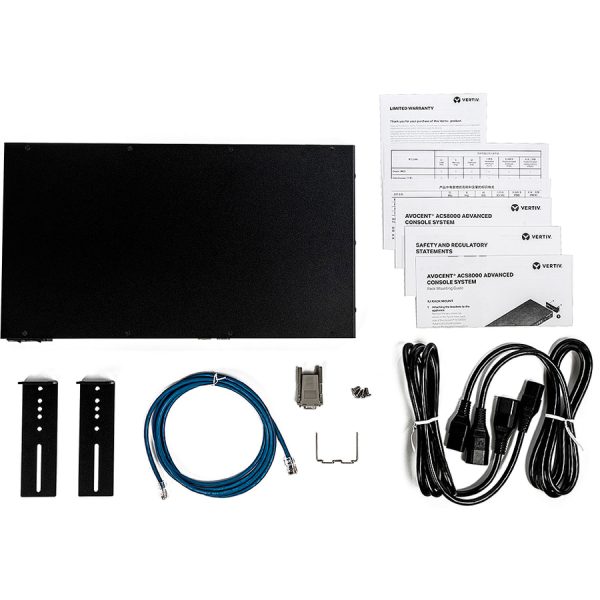 Vertiv Avocent 32-port ACS8000 Console System with dual AC Power Supply and analog modem, non-TAA - Image 2