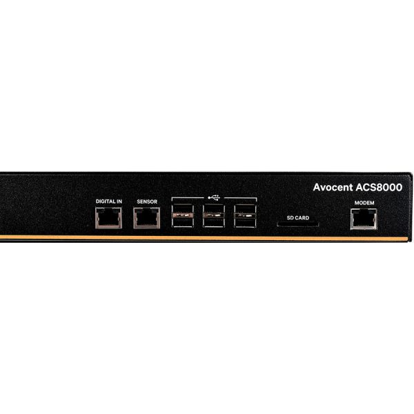 Vertiv Avocent 32-port ACS8000 Console System with dual AC Power Supply and analog modem, non-TAA - Image 3