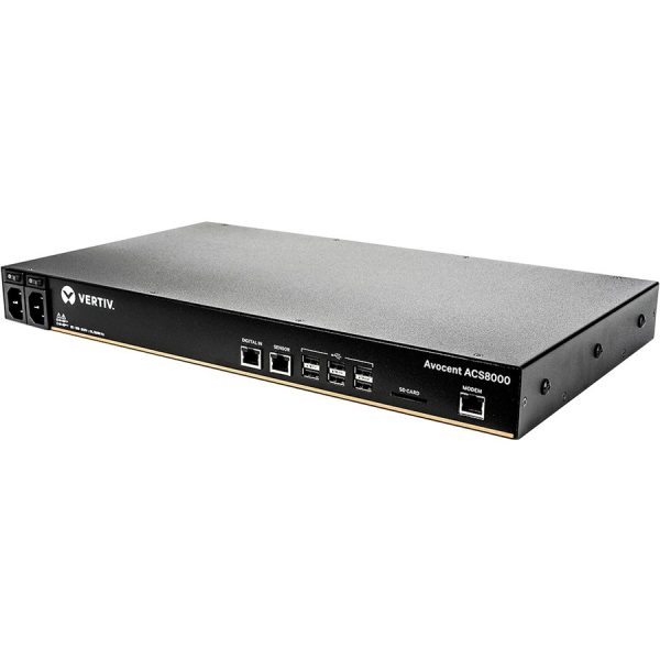 Vertiv Avocent 32-port ACS8000 Console System with dual AC Power Supply and analog modem, non-TAA - Image 8