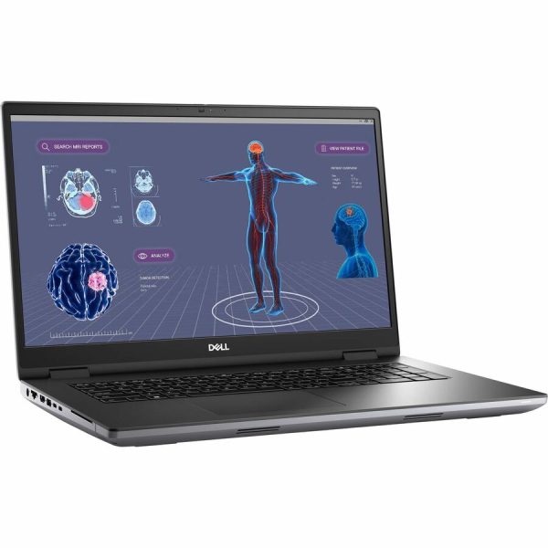 Dell Precision 7000 7780 17.3" Mobile Workstation - Full HD - Intel Core i7 13th Gen i7-13850HX - vPro Technology - 32 GB - 512 GB SSD - English (US) Keyboard - Aluminum Titan Gray - Image 2