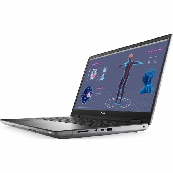 Dell Precision 7000 7780 17.3" Mobile Workstation - Full HD - Intel Core i7 13th Gen i7-13850HX - vPro Technology - 32 GB - 512 GB SSD - English (US) Keyboard - Aluminum Titan Gray - Image 3