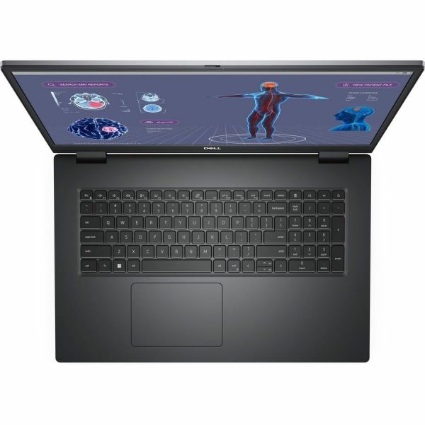 Dell Precision 7000 7780 17.3" Mobile Workstation - Full HD - Intel Core i7 13th Gen i7-13850HX - vPro Technology - 32 GB - 512 GB SSD - English (US) Keyboard - Aluminum Titan Gray - Image 5