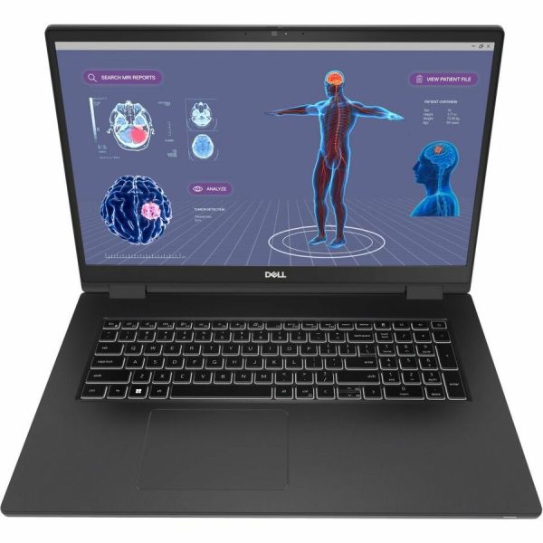Dell Precision 7000 7780 17.3" Mobile Workstation - Full HD - Intel Core i7 13th Gen i7-13850HX - vPro Technology - 32 GB - 512 GB SSD - English (US) Keyboard - Aluminum Titan Gray - Image 9