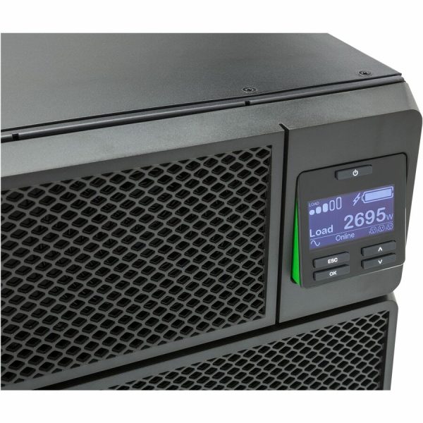 APC Smart-UPS On-Line, 6kVA/6kW, Rackmount 4U, 208V, 2x L6-20R+3x L6-30R NEMA outlets, Network Card+SmartSlot, Extended runtime, W/ rail kit - Image 2