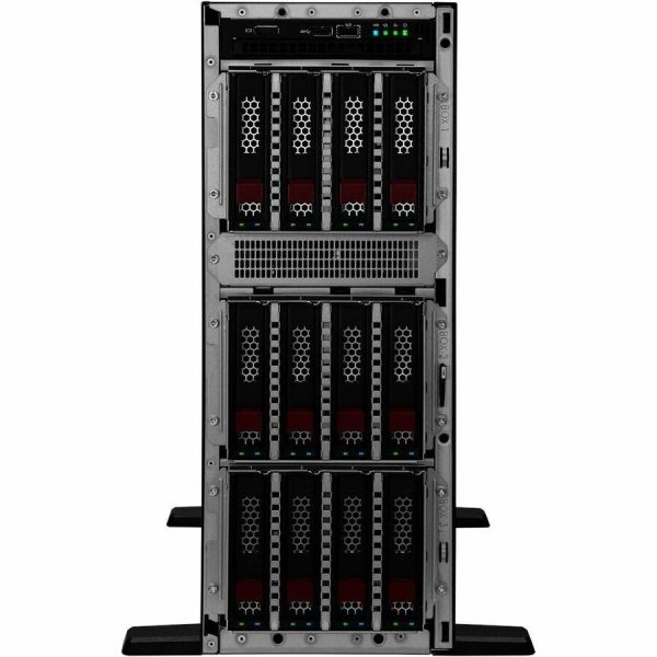 HPE SMART CHOICE ProLiant ML350 G11 4U Tower Server - 1 x Intel Xeon Silver 4514Y 2 GHz - 64 GB RAM - 960 GB SSD - (2 x 480GB) SSD Configuration - Serial Attached SCSI (SAS), Serial ATA Controller - Image 2