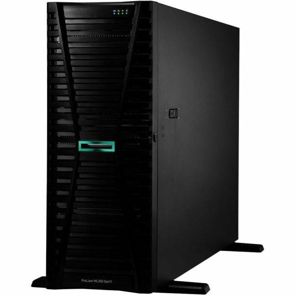 HPE SMART CHOICE ProLiant ML350 G11 4U Tower Server - 1 x Intel Xeon Silver 4514Y 2 GHz - 64 GB RAM - 960 GB SSD - (2 x 480GB) SSD Configuration - Serial Attached SCSI (SAS), Serial ATA Controller - Image 5