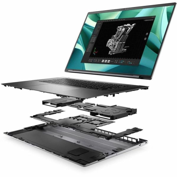 Dell Precision 5000 5690 16" Mobile Workstation - Full HD Plus - Intel Core Ultra 9 185H - vPro Technology - Intel Evo Platform - 32 GB - 1 TB SSD - English (US) Keyboard - Anodized Titan Gray - Image 5