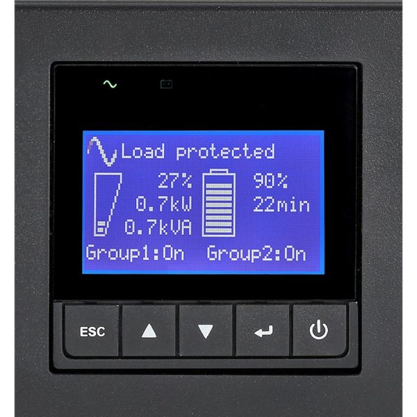 Eaton 9PX 3000VA 2700W 120V Online Double-Conversion UPS - L5-30P, 6x 5-20R, 1 L5-30R, Lithium-ion Battery, Cybersecure Network Card, 2U Rack/Tower - Image 2