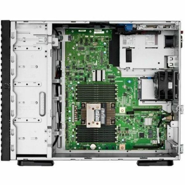 HPE SMART CHOICE ProLiant ML110 G11 4.5U Tower Server - 1 x Intel Xeon Silver 4410Y 2 GHz - 32 GB RAM - 960 GB SSD - (2 x 480GB) SSD Configuration - Serial ATA, Serial Attached SCSI (SAS) Controller - Image 4