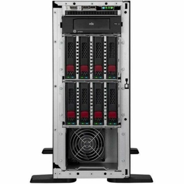 HPE SMART CHOICE ProLiant ML110 G11 4.5U Tower Server - 1 x Intel Xeon Silver 4410Y 2 GHz - 32 GB RAM - 960 GB SSD - (2 x 480GB) SSD Configuration - Serial ATA, Serial Attached SCSI (SAS) Controller - Image 6