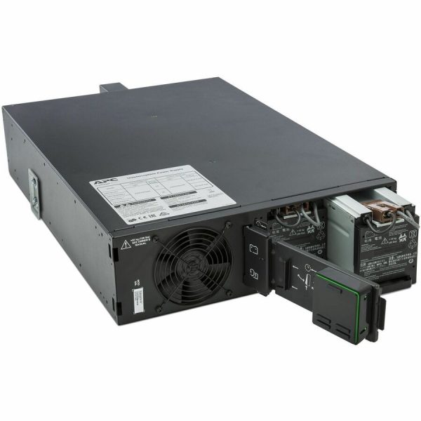 APC Smart-UPS On-Line, 5kVA, Rackmount 3U, 208V, 4x C13+4x C19 IEC outlets, Network Card+SmartSlot, Extended runtime, W/ rail kit - Image 3