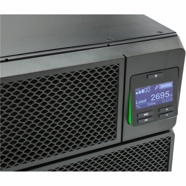 APC Smart-UPS On-Line, 5kVA, Rackmount 3U, 208V, 4x C13+4x C19 IEC outlets, Network Card+SmartSlot, Extended runtime, W/ rail kit - Image 7