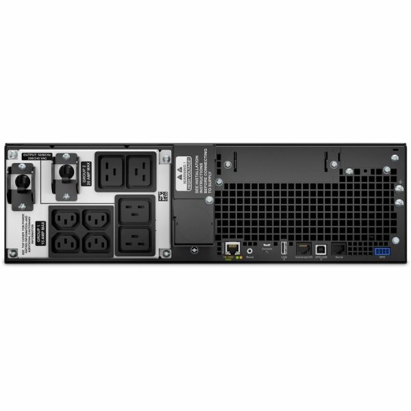 APC Smart-UPS On-Line, 5kVA, Rackmount 3U, 208V, 4x C13+4x C19 IEC outlets, Network Card+SmartSlot, Extended runtime, W/ rail kit - Image 10