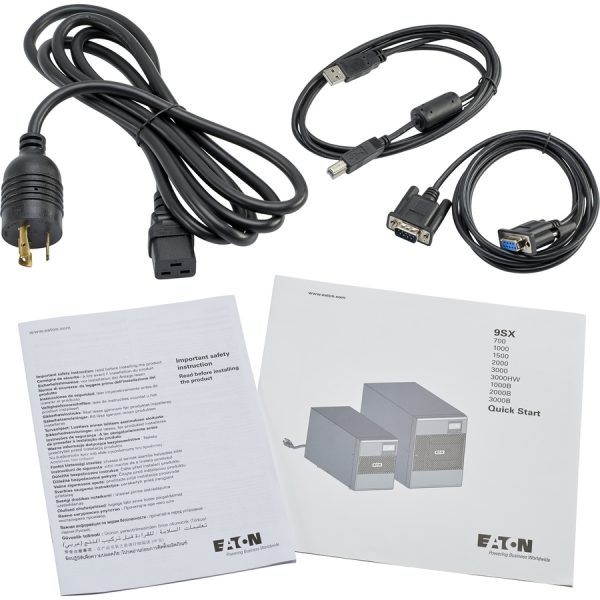 Eaton 9SX 3000VA 2700W 120V Online Double-Conversion UPS - Hardwired In/Out, Cybersecure Network Card Option, Extended Run, Tower - Image 4