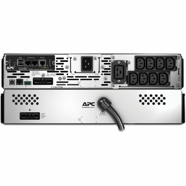 APC Smart-UPS X, Line Interactive, 3kVA, Rack/tower convertible 2U, 208V-230V, 8x C13+1x C19 IEC, Network card, Extended runtime - Image 4