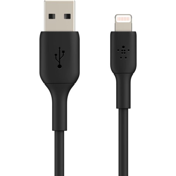 Belkin BoostCharge Lightning to USB-A Cable (1 meter / 3.3 foot, Black) - Image 3