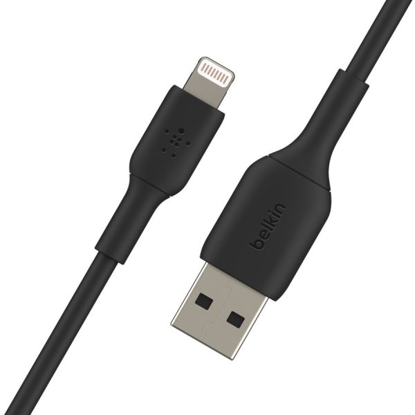 Belkin BoostCharge Lightning to USB-A Cable (1 meter / 3.3 foot, Black) - Image 4