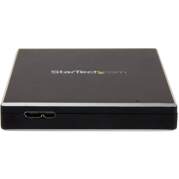 StarTech.com 2.5" External Hard Drive Enclosure - Supports UASP - Aluminum - USB 3.1 Enclosure - SSD/HDD Enclosure - Image 2