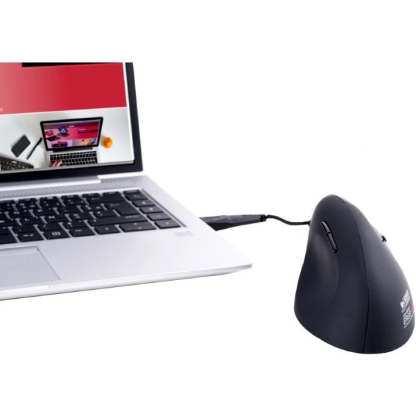 Urban Factory ERGO: Ergonomic Vertical Wired Mouse For The Right-Handed - Image 6
