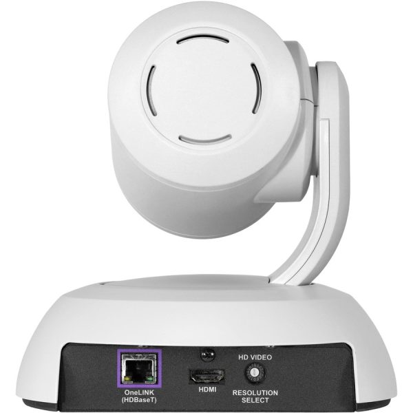 Vaddio RoboSHOT Elite Video Conferencing Camera - 8.5 Megapixel - 60 fps - White - 1 Pack(s) - TAA Compliant - Image 4