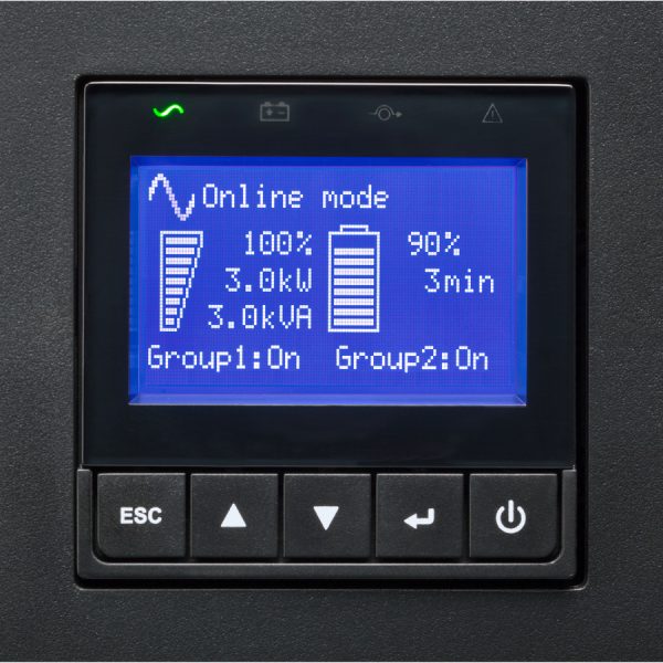 Eaton 9PX 3000VA 2700W 120V Online Double-Conversion UPS - L5-30P, 6x 5-20R, 1 L5-30R Outlets, Cybersecure Network Card Option, Extended Run, 2U Rack/Tower - Image 5