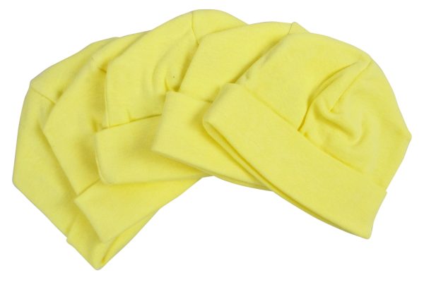 Yellow Baby Cap (pack Of 5) 031-yellow-5 - Image 2