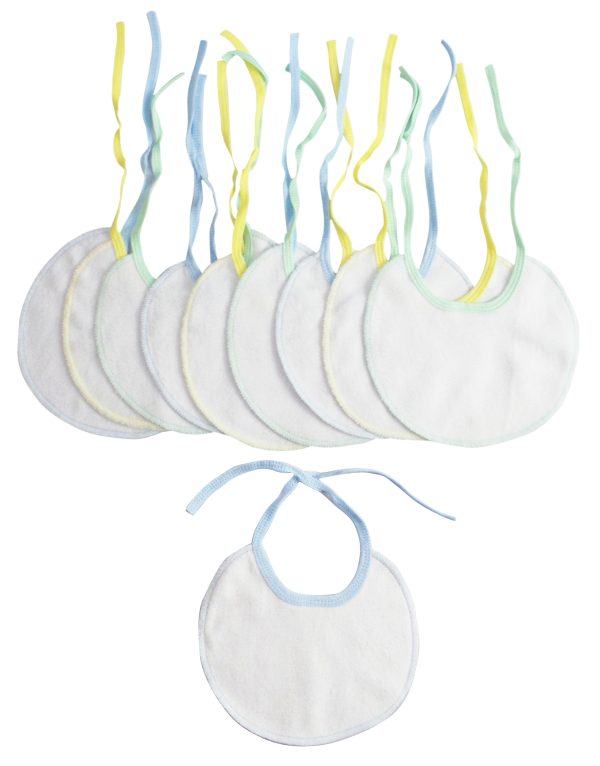 Infant Nine Piece Bib Set (pack Of 9) 1021-9-pack - Image 3
