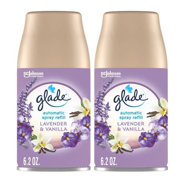 Glade? Tranquil Lavender  Automatic Spray Refill 6.2 oz.  2 Pack