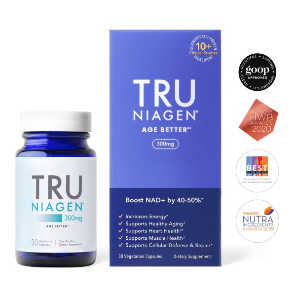Tru Niagen NAD Booster Supplement, 300 Mg, 30 Ct