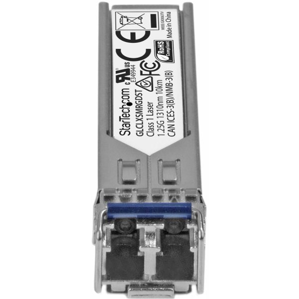 StarTech.com Cisco GLC-LX-SM-RGD Compatible SFP Module - 1000BASE-LX - 1GE Gigabit Ethernet 1GbE Single Mode Fiber SMF Optic Transceiver - Image 2