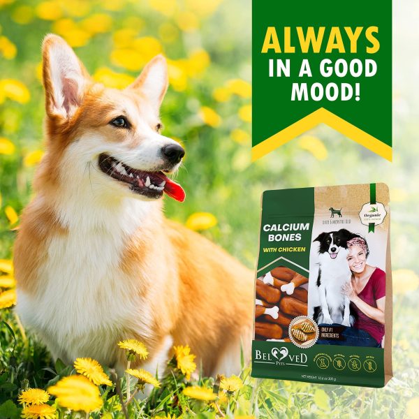 Dog Calcium Bones Wrapped Chicken & Rawhide Free Chew Treats   Pet Healthy Dried Snacks & Grain Free Organic Meat   Bulk Best Chews for Christmas Training Small & Large Dogs   Made for USA - Image 7