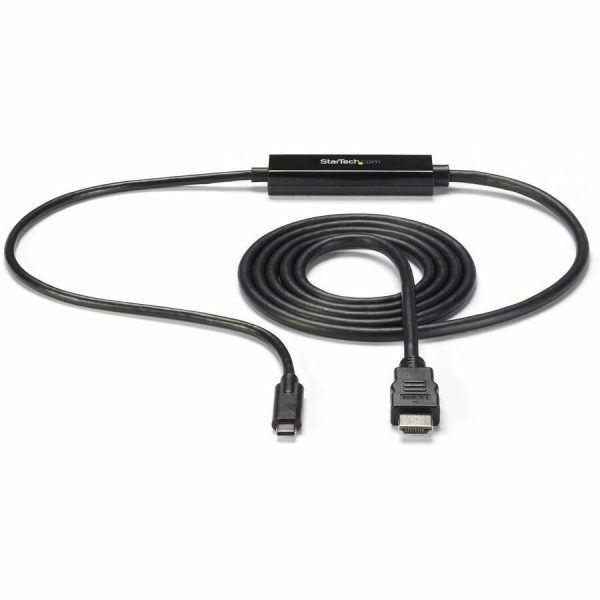 StarTech.com USB C to HDMI Cable - 6 ft / 2m - USB-C to HDMI 4K 60Hz - USB Type C to HDMI - Computer Monitor Cable - Image 7
