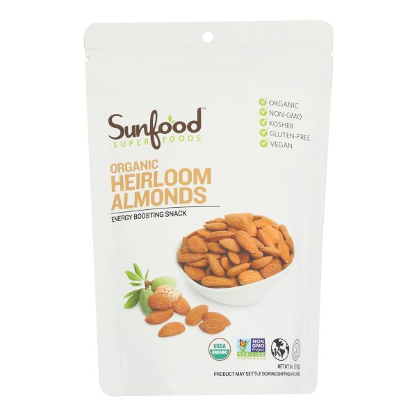 Sunfood - Heirloom Almond Og2 Raw - EA of 1-8 OZ - Image 3
