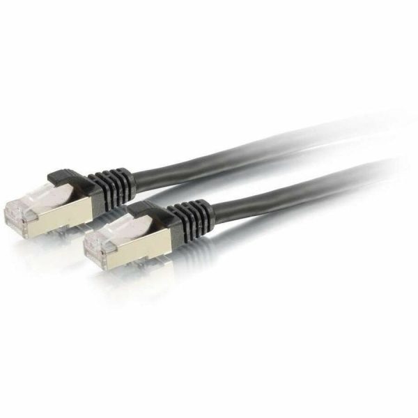 C2G-6ft Cat6a Snagless Shielded (STP) Network Patch Cable - Black - Image 2