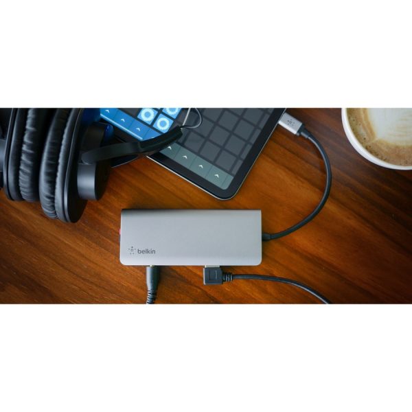 Belkin USB-C 7-in-1 Multiport Adapter, Laptop Docking Station, 2x USB-A 3.1 Gen 2, 4k HDMI 2.0, 100W Power Delivery 3.0 - Image 8