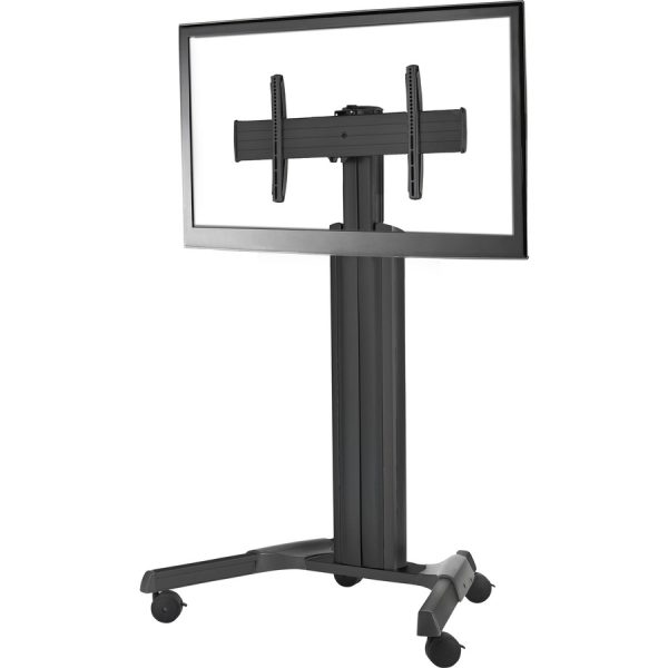 Chief Fusion Adjustable Mobile Display Cart - For Displays 42-86" - Black - Image 2