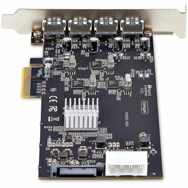 StarTech.com 4-Port USB PCIe Card, USB 3.2 5Gbps, PCI Express Expansion Card with 4x Independent USB Controllers, 4x USB-A Ports - Image 4
