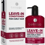 Leave in Conditioner for Curly Hair   Frizz Control for Women and Men   Restores Dry Damaged and Wavy Hair   Detangler Cream and Sulfate Free Anti Static Moisturizer Treatment with Shea Butter
